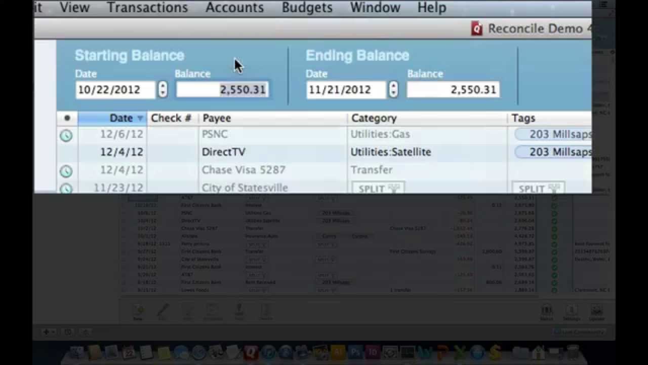 quicken 2016 mac change category for payee